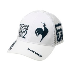 Cox Sportif LG5SCP06M Men's Cap, Mesh, Cooling Sensation, Absorbent, Quick Drying, Sporty Golf, WH00 (white)