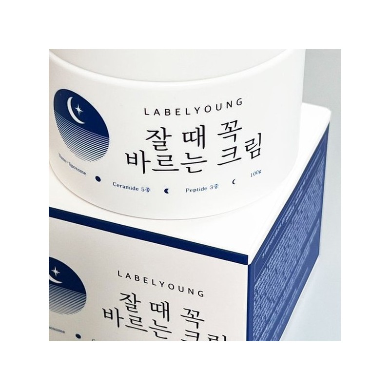 Labelyoung 쇼킹잘때꼭바르는크림 2개 고수분 고영양 고보습 올인원수분크림/보습탄력 시너지 UP Shock