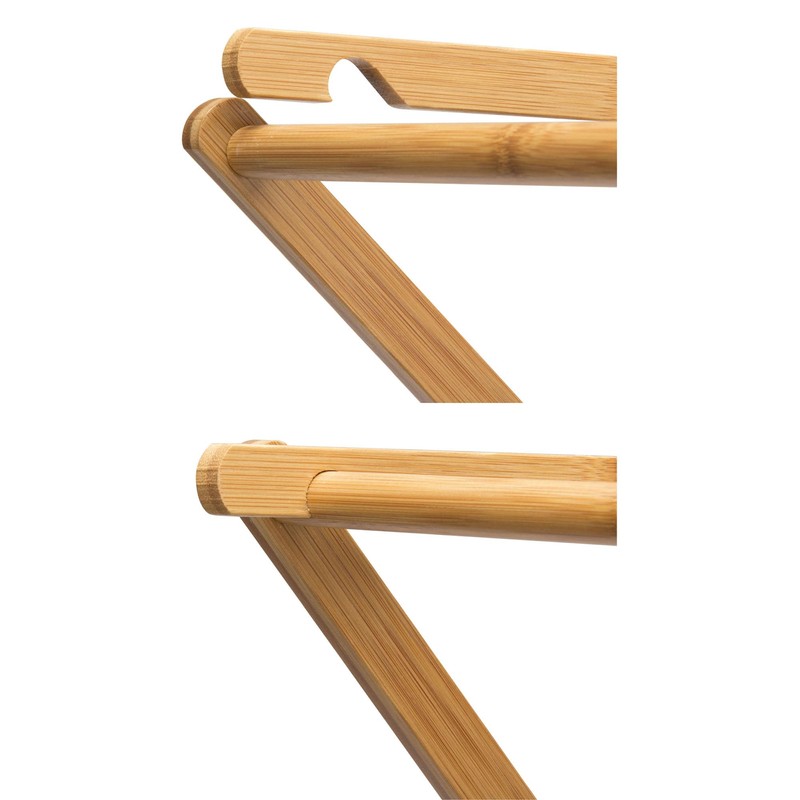 Household Essentials Bamboo Folding Clothes Drying Rack, Upscale Laundry Rack