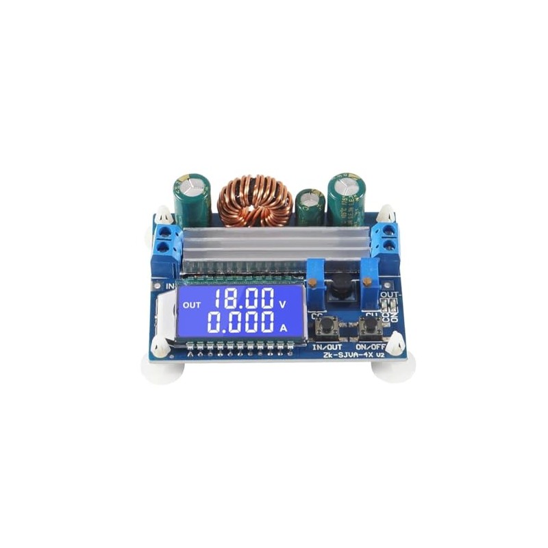 DC Buck Boost Converter, 5.5-30V to 0.5-30V, 4A 35W LCD