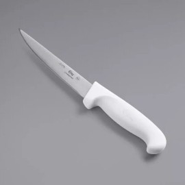 Choice White Wide Stiff Boning Knife, NSF, 420 Carbon Steel (select size below) - 5" Wide Stiff Boning Knife