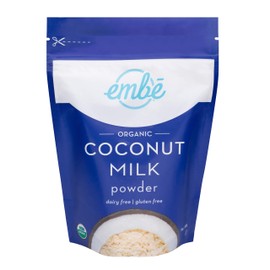 embē Organic Coconut Milk Powder | Unsweetened | Dairy Free Coffee Creamer | Vegan | Non GMO | Dairy Free | Gluten Free | Soy Free | Lactose Free | Keto & Paleo Friendly | 7 oz | 1-pack