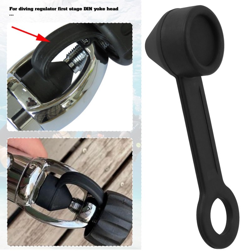 YINETTECH Pack of 2 Dust Caps for Dive Regulator Replacement