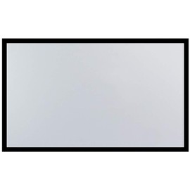 135" Projector Screen, Fixed Aluminum Frame Projector Screen Wall-Mounted 16:9 Home Theater HD TV Movie Wall, 160º Viewing Angle, White Glass Fiber