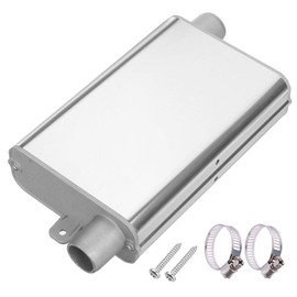 Exhaust Silencer for Parking Heating, Silencer Set, Exhaust Silencer Kit for Diesel Heating, Diesel Heating, Exhaust Pipe, Silencer, Auxiliary Heater for Car Exhaust Systems, 24 mm