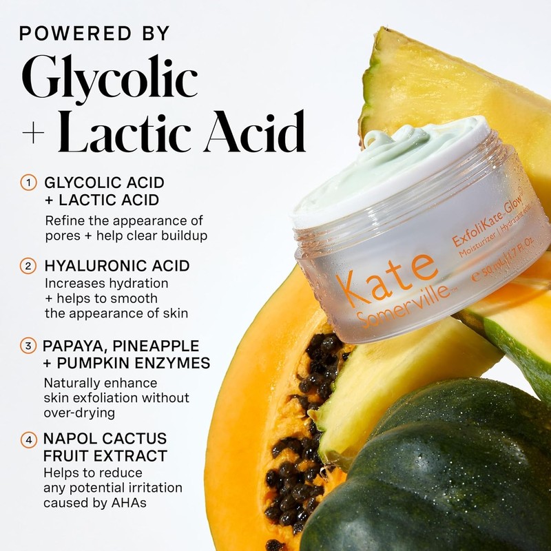 Kate Somerville Exfoliator Glow Moisturizer - Clinically Formulated Daily Face