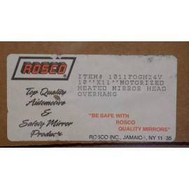 ROSCO BRAND NEW   Rosco Eurostyle  Mirror 1011FOGH2 24V Motorized Heated Overhang