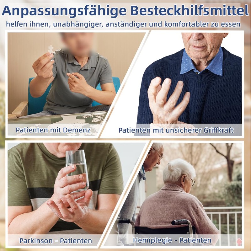 Adaptive Utensils Weighted Cutlery for Trembling and Parkinson's Patients Utensils