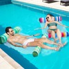FindUWill 2 Pack Fabric Water Swimming Pool Floats Hammock, XL,