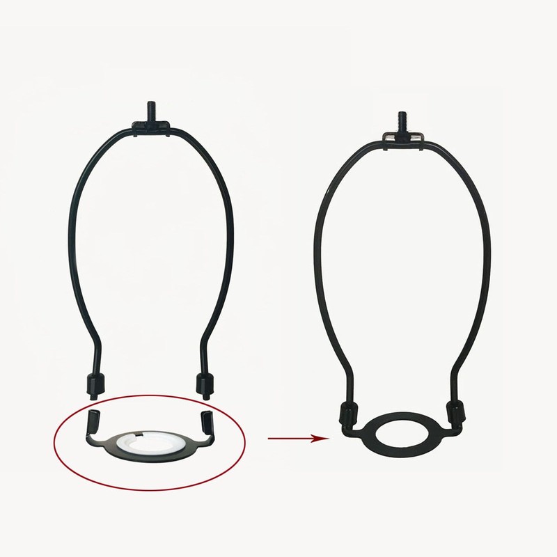 UNO Style Lamp Harp Saddle, E26 and E27 Phenolic Socket
