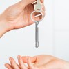 BESPORTBLE 2pcs Hook Opener Titanium Heavy Key Bottle Keychain Equipment