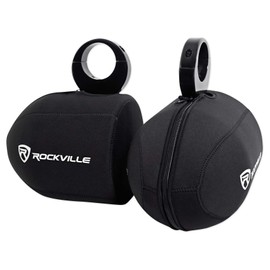 Pair Rockville RWBC80 Neoprene Covers for 8" Marine Wakeboard Tower Speakers