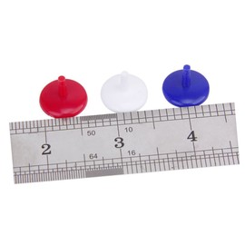 BIUDECO Golfball Marking Tool 50pcs Round Golf Marker Golf Position Marker Golf Markers Spot Marker Golf Tee Markers Ball Golf Assoceries