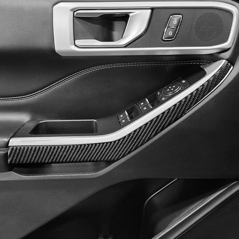 GDFJGD Door Armrest Side Trim for Ford Explorer 2020-2024 Accessories