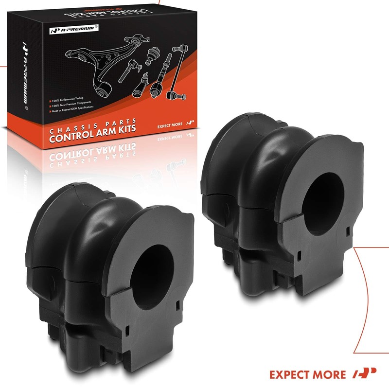 A-Premium 2 x Front Sway Bar Bushing Kit, Compatible with