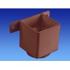 Wavin OSMA 4T823 Brown Pipe Connector and Bracket for 61mm