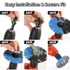 Angle Grinder Connector Set, Conversion Angle Grinding Adapter Connecting Rod