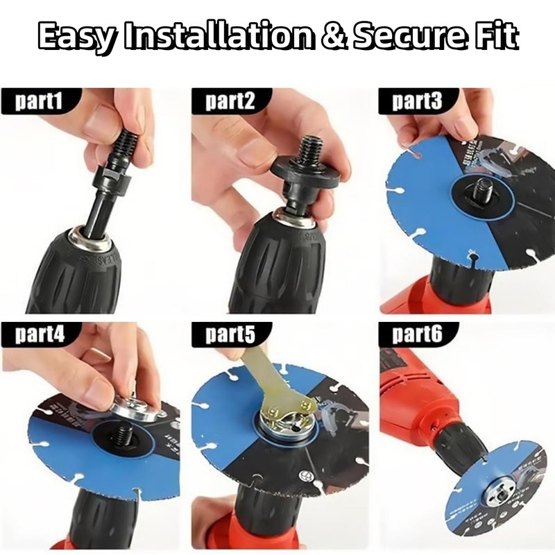 Angle Grinder Connector Set, Conversion Angle Grinding Adapter Connecting Rod