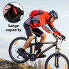 MUEEAD 1 Bicycle Triangle Bag with 1 Mountaineering Buckle, Waterproof