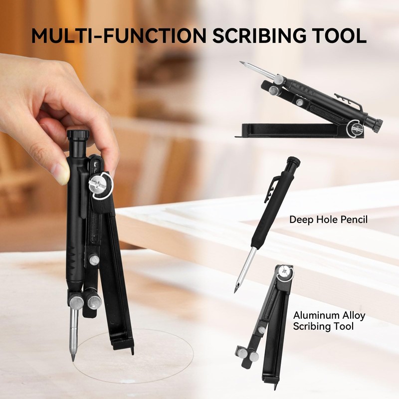VCAN ACTIVE Multi-function Scribing Tool- Aluminum Alloy Scribe Tool with