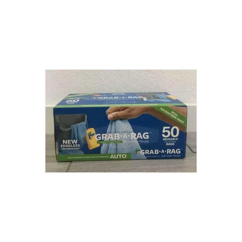 MyRide Grab-A-Rag 50 Pack Reusable Microfiber 12" X 12" Towels