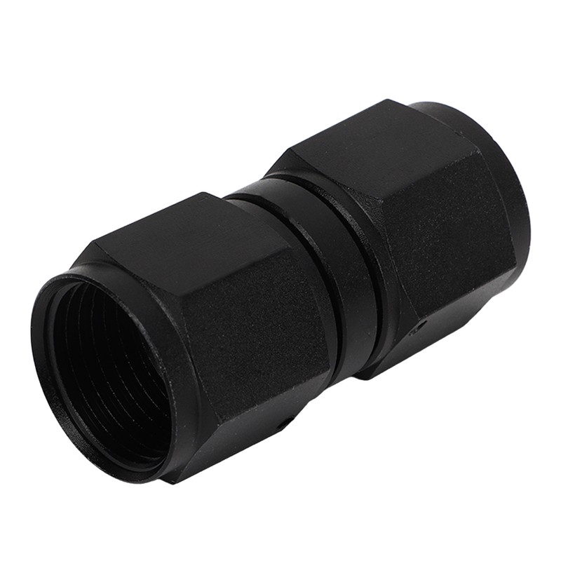 5PCS 10AN Fitting Adapter Black Female Straight Swivel Aluminum Alloy