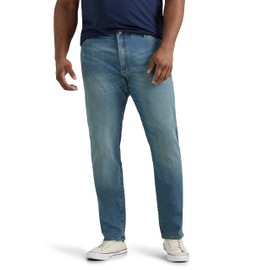 Lee Men's Big & Tall Extreme Motion Athletic Taper Jean Mega 50W x 28L