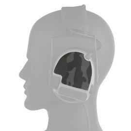 Bifrost Gear Next Gen Hook & Loop Panels + Fuzz Cover Set compatible with Peltor Comtac Headsets (Multicam Black)