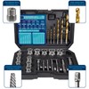 DOAHO 26 Piece Impact Bolt and Spiral Screw Extractor Set