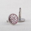 Heide Pentagramn Metal Cufflinks Cuff Links