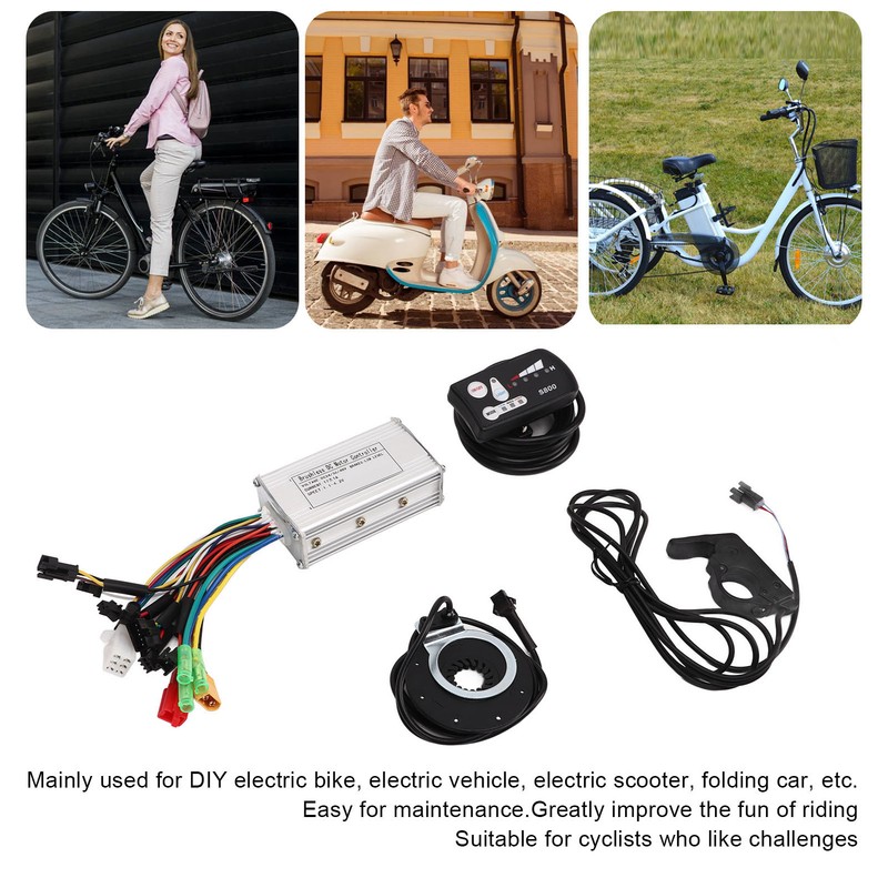 Electric Bike Motor Controller Kit Brushless Motor Sine Wave Controller