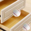 Tverghvad Ceramic Baseball Dresser Knobs, [6 Pack] Baseball Decor Drawer