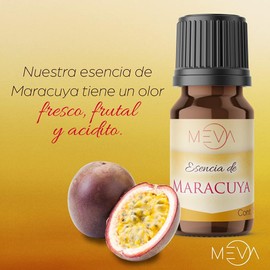 MEVA Esencias para Difusores y Humidificadores de Aromas 5ml Varios Aromas para Elegir (Maracuya)