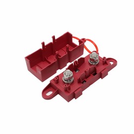Kofelec MEGA Car Fuse Holder for ANM Bolt On Fuse, Red, Pack of 2