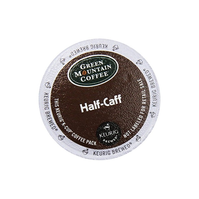 Green Mountain Coffee, Half-Caff, Single-Serve Keurig K-Cup Pods, Medium Roast