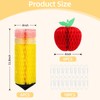 12Pcs Classroom Decorations with Pencil and Apple Honeycomb Hanging Welcome