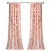 Lush Decor Riley Light Filtering Window Curtain Panel, Single 54"
