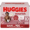 Huggies Nourish Baby Wipes Cocoa & Shea Butter 10 pk.,