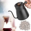 850ml Stainless Steel Drip Over Coffee Kettle Gooseneck with Wooden