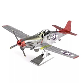 Metal Earth ICONX Tuskegee Airmen P51SD Redtail, Color