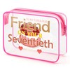 Sfodiary 70th Birthday Gifts for Women Makeup Bag Gifts for