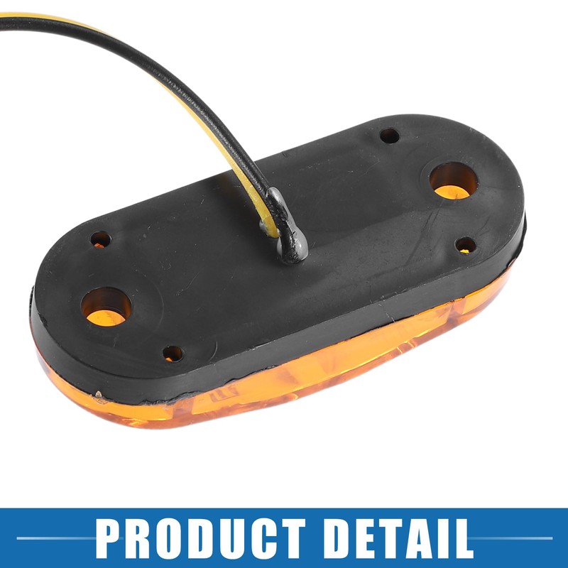 A ABSOPRO Front Rear Side Marker Light 2 LED for