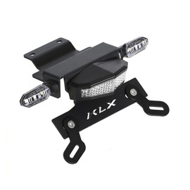 LED Brake Tail Light LED Indicator Turn Signal Blinker Tail Tidy License Plate Holder Fender Eliminator For KLX230 KLX230R KLX230SM KLX230SE KLX230S 2020-2024 (Clear)