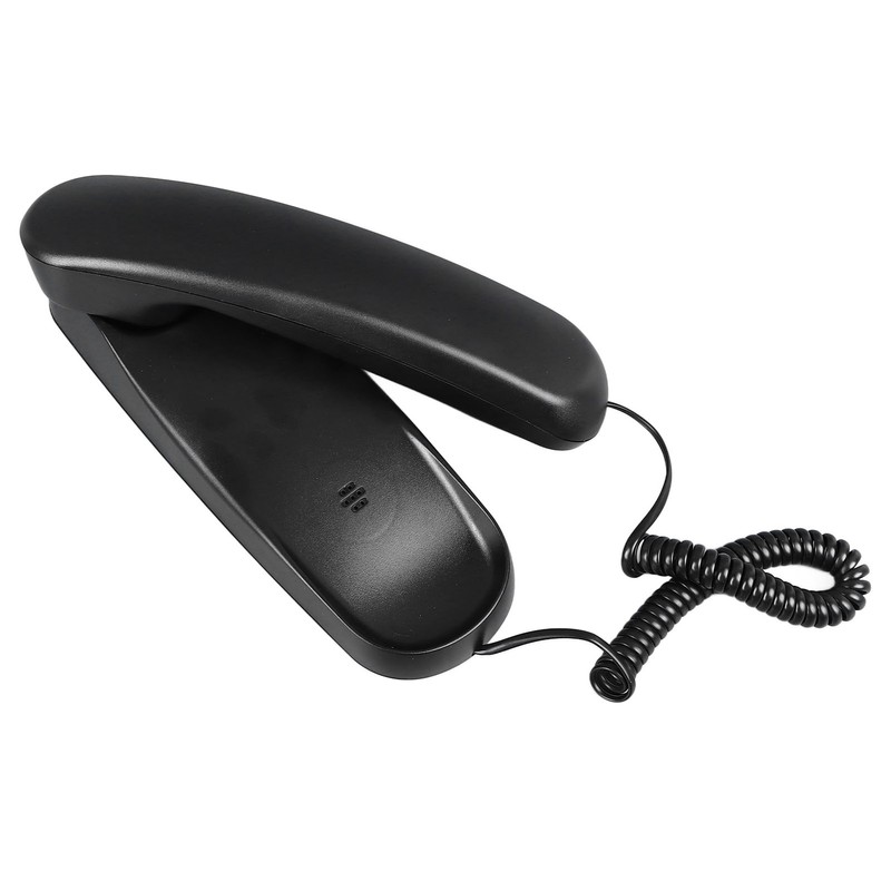 Wall Mountable Telephone Multifunctional Clear Sound Corded Landline Phone for