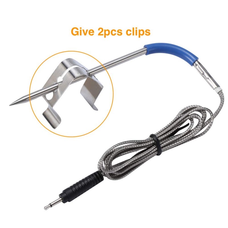 2pcs Replacement Meat Probe for Weber iGrill 2 Thermometer with