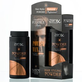 Zenix Hair Styling Texturising Powder Natural 20 g | Hair Styling Powder | Powder Wax - Creative and Flexible Styling | Volume Powder Wax with Matte Effect | Makes Hair Look Fuller