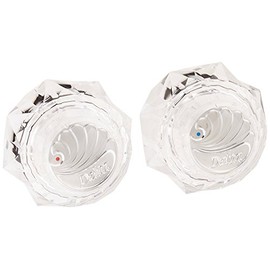 Delta Faucet H41 Two Clear Knob Handle Kit, Other Finish