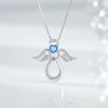 Guardian Angel Necklace Pendant Angel Necklace Sterling Silver Angel Necklace