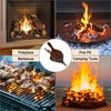 Gtongoko Fireplace Bellows 19" x 7.5" Large Fire Bellow for