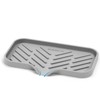 SUBEKYU Silicone Kitchen Soap Tray, Sink Tray for Kitchen Counter/Soap